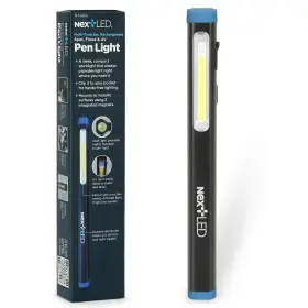 Nt-6615 Nextled Heavy Duty Rechargeable Pen Light 3 In 1 Flashlight Spot/flood/uv P