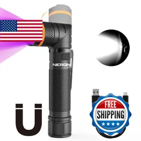 B0c4sjdbjc Nicron B75 High Power Uv Flashlight Rechargeable Led 1000 Lumens 395nm