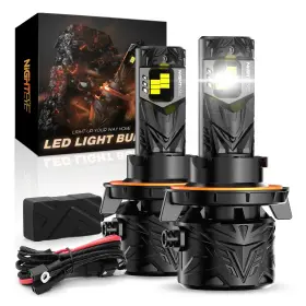 A315-n70-h4 Nighteye H13 Fog Light Bulbs - 80000lm 6500k Cool White 240w Super Bright Dr