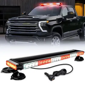 56-65rw Nilight 29.5 Inch Roof Top Strobe Lights 56led Hazard Emergency Safety Warning Le