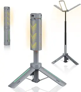 Ninghai Kuxing Customer Supplies Co. Ltd 744110492842 Rechargeable 8000mah Camping And Work Light With Adjustable Stand 3.4 Ft 3000 L
