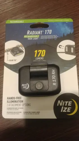 R170tr-01-r7 Nite Ize Radiant 170 Rechargeable Task Light Lumen Portable With