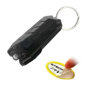 B07ynz529h Nitecore Tube V2.0 Keychain Flashlight 55 Lumen Usb Rechargeable Compact Black