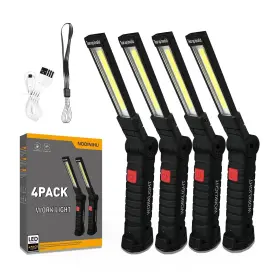 Xg-w52 Nodinihu 4 Working Light Portable Rechargeable Work Lights With Magnetic Base Hanging H