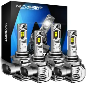 A500-n69us-0506 Novsight A500-n69us-0506- 9005 9006 Led Fog Light Bulbs 100000 Lumens 6500k Cool White 8