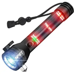Npet 875414574075 T09 Solar Flashlight Car 268 Lumens Led Cob Light Usb Recharg