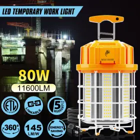 Nuoguan Ng-tw-80w-508-ous-led##65 Linkable Led Temporary Work Light 80w Construction Jobsite Lights 11 600lm 5000k
