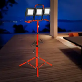 Jhl-50w-3t-s Ocasami Waterproof 150w 15000 Lumen 3 Head Led Work Lights With Adjustable Tripod Stand Us