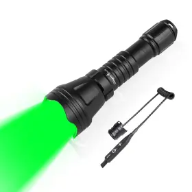 Kl52-g Odepro Kl52 Green Light Scope Mount Flashlight For Night Hunting 452 Yards Long Rang