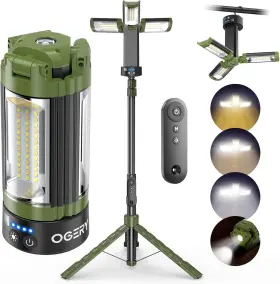 Ogery 313052324391 Camping Lights With Remote 10000mah Rechargeable Work Light 3 Led