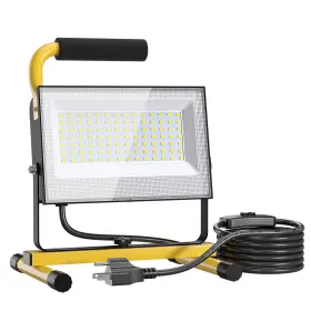 100w Olafus 974036281747 Led Work Lights 10000lm Portable Flood Light With Plug 5000k Daylight