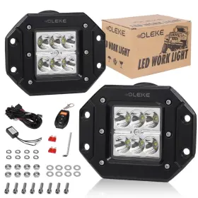 Et-356 Oleke Embedded Led Work Lights And Floodlight Combination Fog Driving Ligh