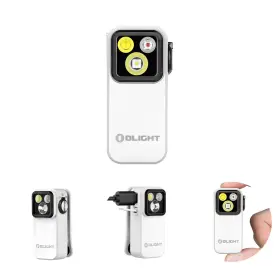 B0f66hsgjx Olight Oclip Pro Edc Clip-on Rechargeable Flashlight 500lm Usb-c Magnetic White