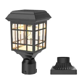 Sl0851-08 Onlsity 300 Lumens Solar Post Light - Dual Brightness High 300lm/eco 150lm Ip65 We