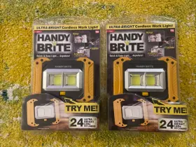 Ontel 735541173202 Two Handy Brite Ultra-bright Cordless Led Work Light Hbwlpkg-3-0820-200