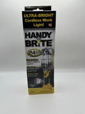 Hb-mc12 Ontel Hb-mc12/4 Handy Brite Ultra-bright Led Cordless Work Light Lamp Battery Operated New Nib