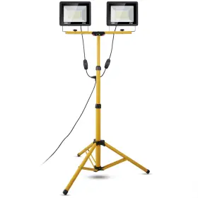 100w Orhomelife 768599133935 Work Light With Stand 10000 Lumen Led Dual Head 14ft Pow