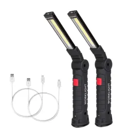 Otyty 694563239290 Led Work Light Rechargeable Cob Portable Lights With Magnetic Base 5 M