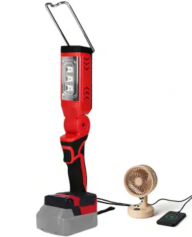 Mwql1 Ovdang 18w Cordless Led Work Light 6500k Super Bright Portable Compatibl