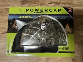 Panther Vision 811465000302 Realtree Edge Powercap Headlamp Hat Beanie 2 Pack Camo And Black Led Batt Includ