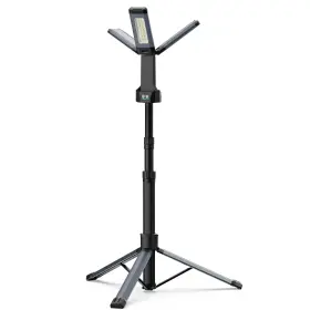 Rwl001 Partphoner Grey Rechargeable Led Work Light With Stand 67 Inch Tall Portable Cordless