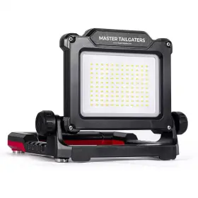 Partsmt 705353036330 Led Work Flood Light Powered By Makita 18-volt Battery Or Wall Plug With Magneti