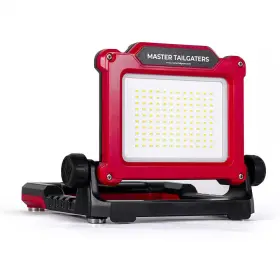 Partsmt 744110250541 Led Work Flood Light Powered By Milwaukee 18-volt Battery Or Wall Plug With Magn