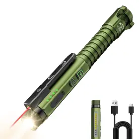 B0f2swmg3x Pasiion Edc 800 Lumen Rechargeable Led Flashlight Magnetic Base Glass Breaker