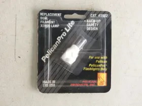 3502 Pelican Pro Bulb #3502 Dual Filament Xenon Lamp For Flashlights-1 Ea