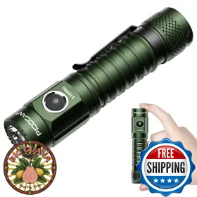 B0dcw3zfyr Pioocan S10pro Edc Flashlight Rechargeable Pocket 2500 High Lumen Sup
