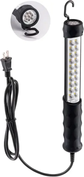 Plaivexko 744759329561 Led Trouble Light With Corded 10ft Drop Lights Automotive Magnet Swivel