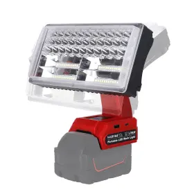 Mwq-40w102-01 Pofgvtwny 40w Cordless Jobsite Light For Milwaukee 18v Lithium-ion Battery 4200lm Led