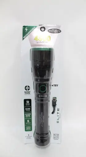97916 Police Security Flashlights Skylar-r Elite Rechargeable Flashlight 4500 Lm