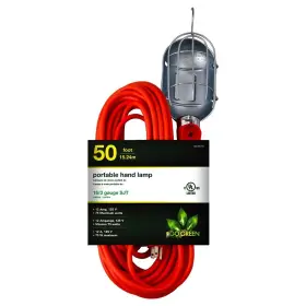Power By Gogreen 815333016754 Go Green Inc. 50ft Portable Hand Lamp With 16/3 Kink-free Cord - Durabl