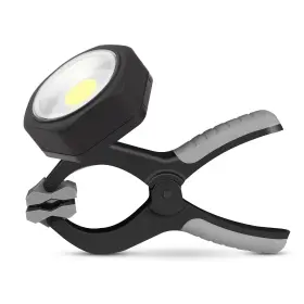 Powerfirefly 738447543728 250 Lumens Cob Led Clamp Light Magnetic Rotatable Grill Black