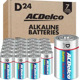 Ac821 Powermax Acdelco 24-count D Batteries Maximum Power Super 24 Count Pack Of 1