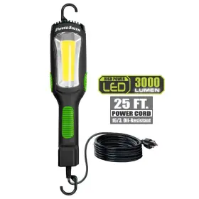 Powersmith 445029087015 Led Drop Light 3000 Lumen Trouble Work 25 Ft Cord Magnetic Hook