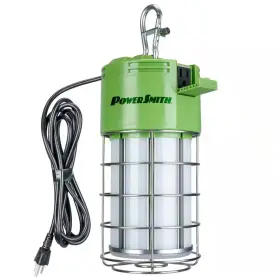 Powersmith 711181785319 12 000 Lumens 100-watt High Bay Temporary Job Site Hanging Led Work Light With 3