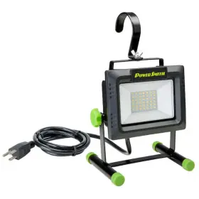 Powersmith 811285022478 4 000 Lumens Led Work Light With Large Metal Hook And 5 Ft. Power Cord