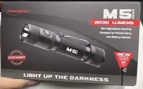 M5-gen3 Powertac M5 Gen3 2030 Lumens Rechargeable Led Flashlight Magnetic Charging