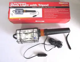 Phs835 Powertogo 12v Halogen Work Light With Tripod For Travel Emergency Boat Trailer