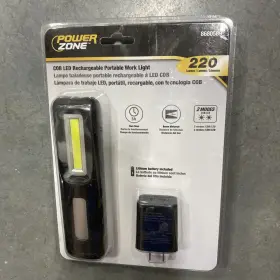 Powerzone 045734670792 Power Zone Led Rechargeable Work Light 220 Lumens