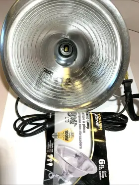 Dl902 Powerzone Clamp Light Lamp 8 1/2 Inch Reflector And 6 Ft Cord