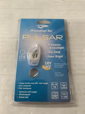 Princeton Tec 795626003954 Pulsar Key Chain Light 10 Lumens -rare