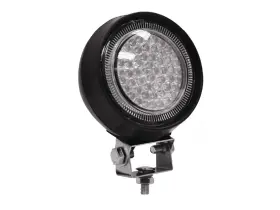 10-30v Profleet Heavy Duty 605258849847 4 Inch Round Led Work Light 1200lm 4x3w Leds Rubber Housing