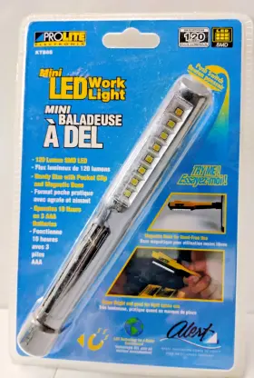 Kt88s Prolite Mini Led 120 Lumen Work Light # 1 Yr Warranty Magnetic A1
