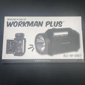 Protocol 638688803950 Workman Plus Spotlight And Tool Kit All-in-one Led