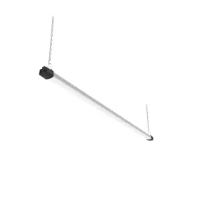 Sl46gblk50s1 Quarterback 4ft Led Shop Light 40w Strip Work Compact Slim With Inline Switch Daylight Wh