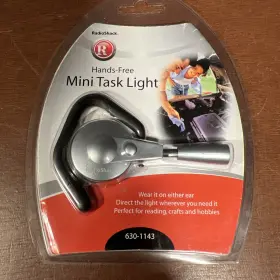 630-1143 Radioshack Radio Shack Hands-free Mini Task Light Over Ear Retired Product