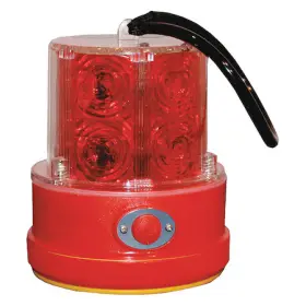 Railhead Gear 817904010420 Revolving Safety/warning Light Red Rm18-led R